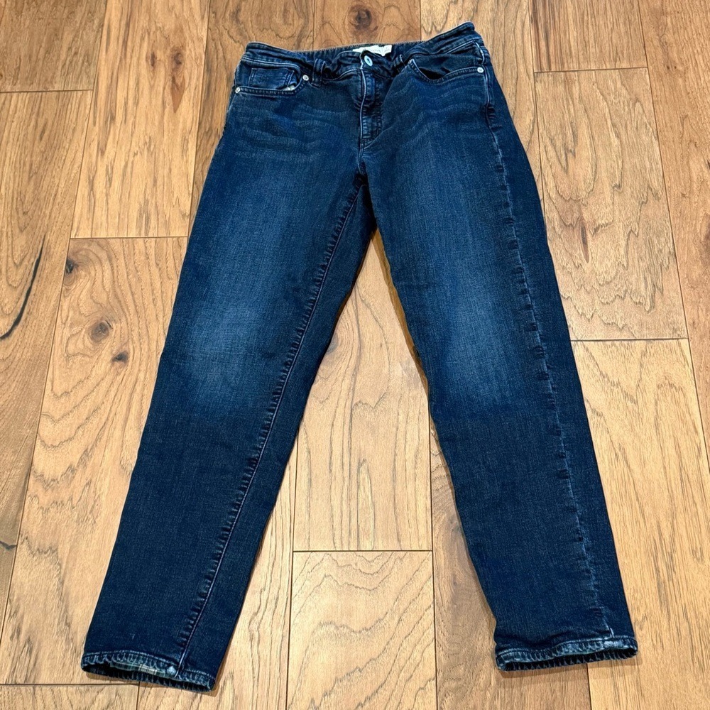 L L Bean Women's Flannel Lined Jeans Size 6‎